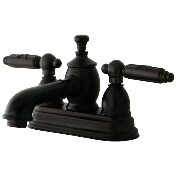 KS7005GL 4" Centerset Bathroom Faucet, Oil Rubbed Bronze